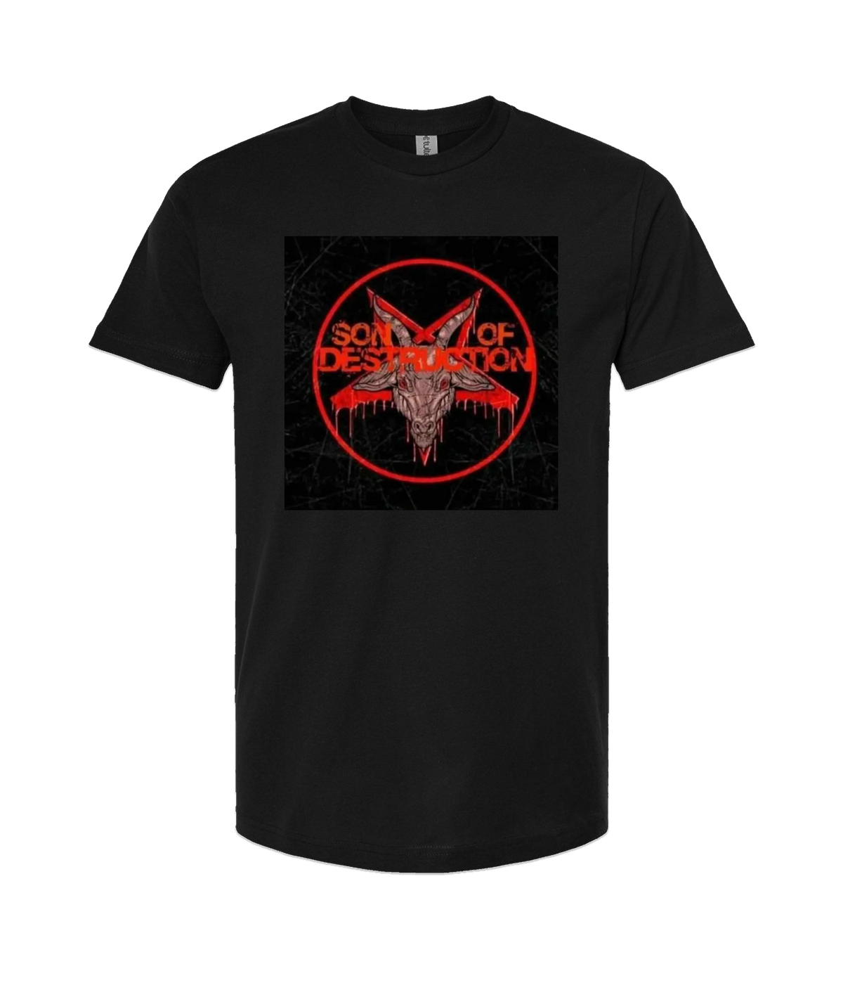 V-SODTOP - Destruction Designed - Black T Shirt