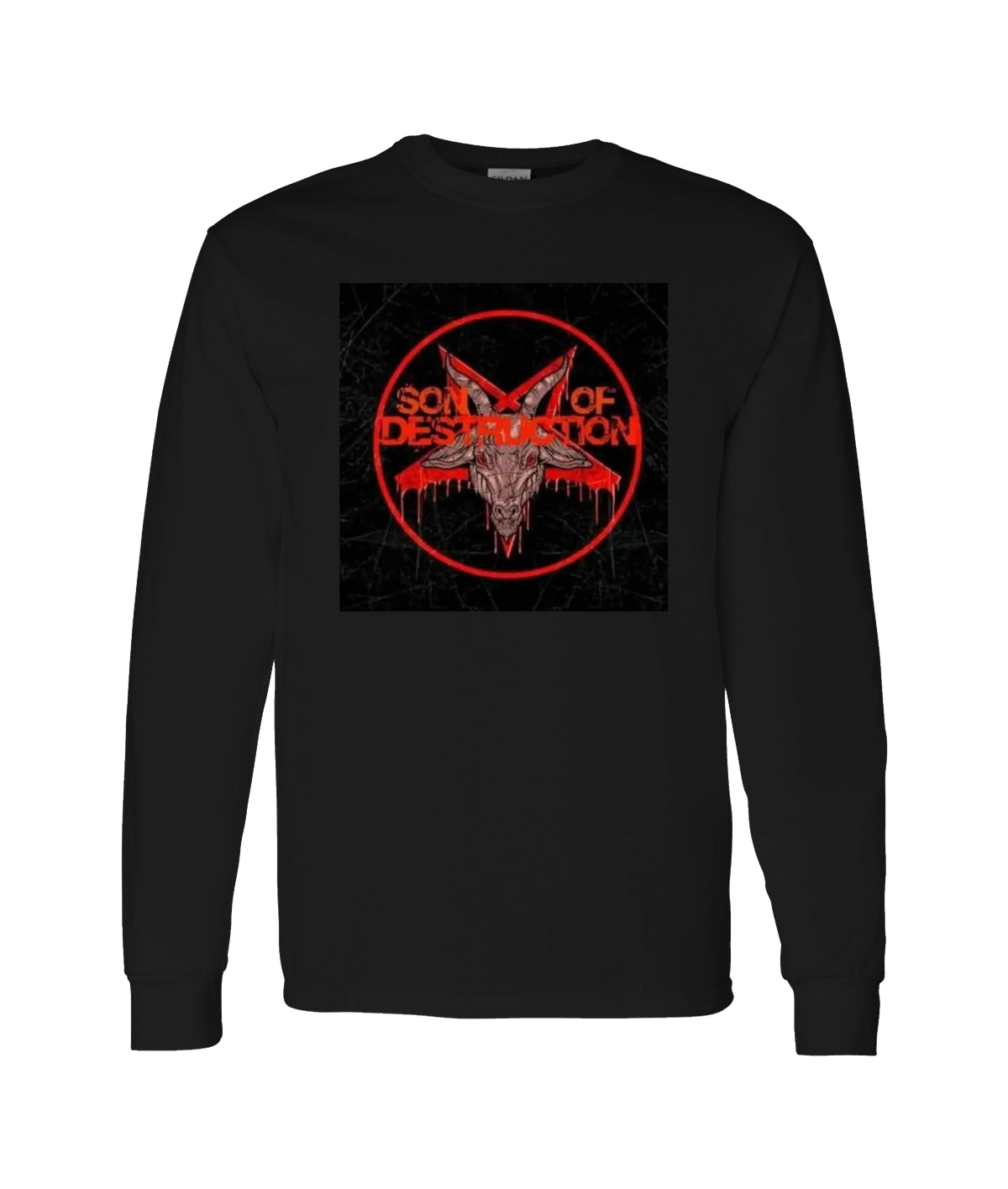 V-SODTOP - Destruction Designed - Black Long Sleeve T