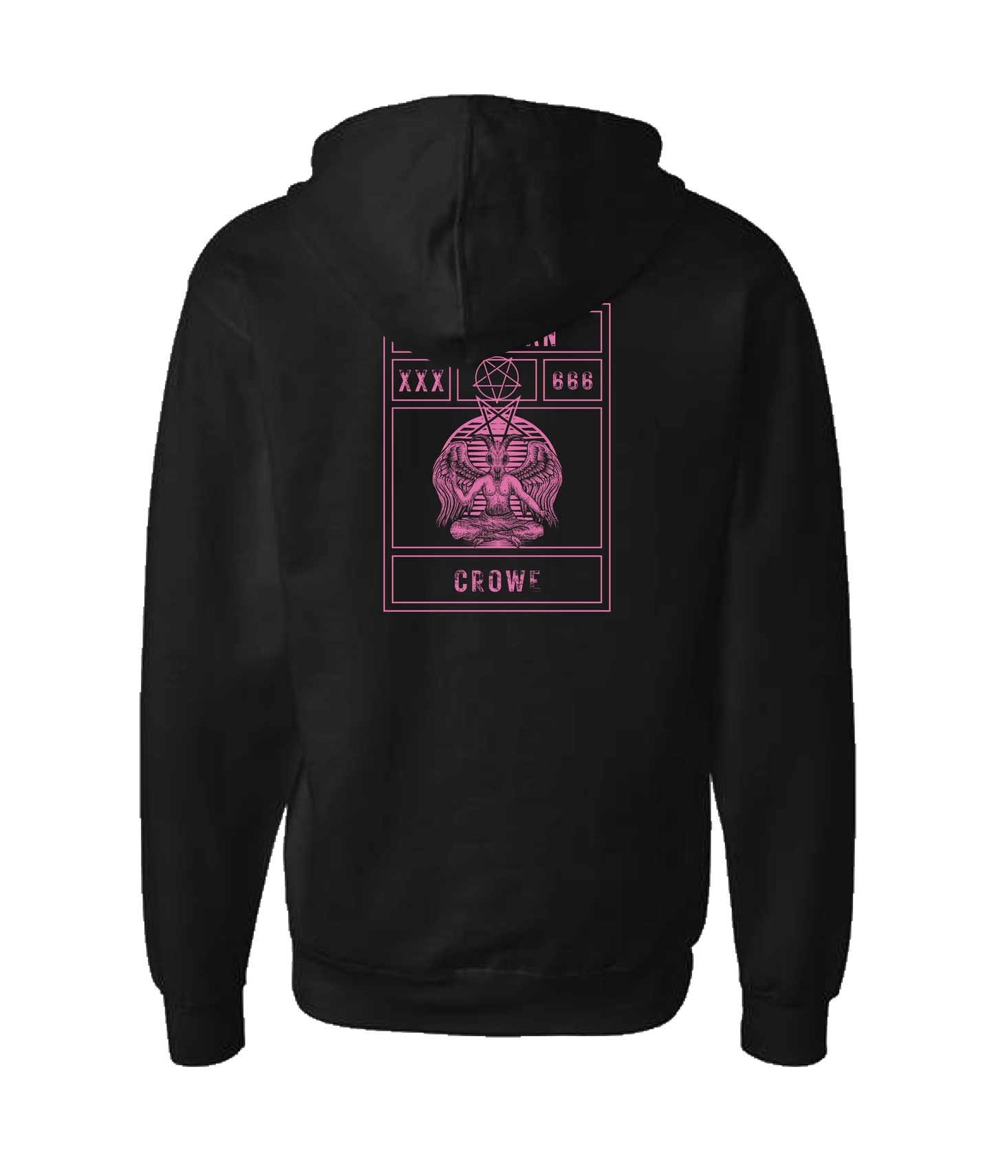 Soloman Crowe - XXX666 - Black Zip Up Hoodie