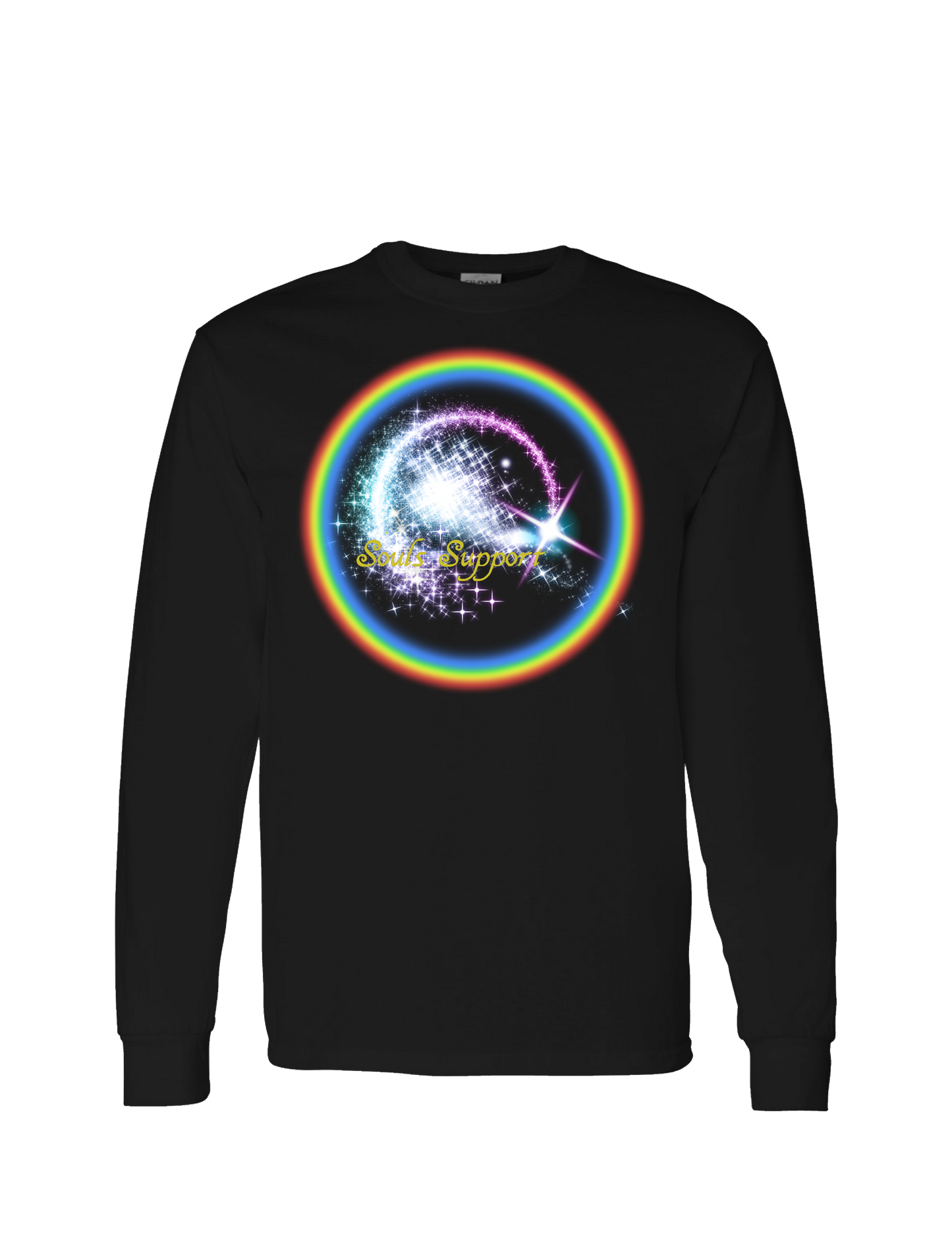 Souls Support - DESIGN 1 - Black Long Sleeve T
