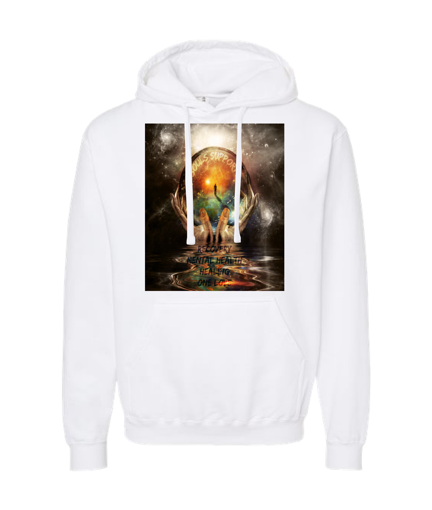 Souls Support - DESIGN 2 - White Hoodie