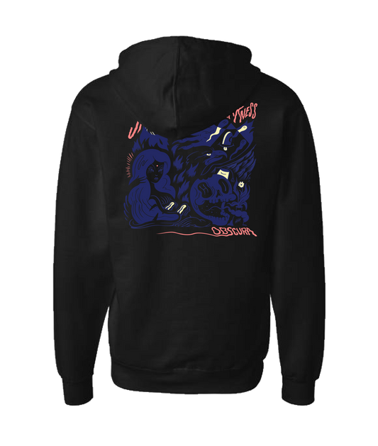 Sparks Across Darkness - Obscura - Black Zip Up Hoodie