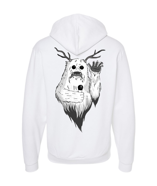 Sparks Across Darkness - Sparky - White Zip Up Hoodie