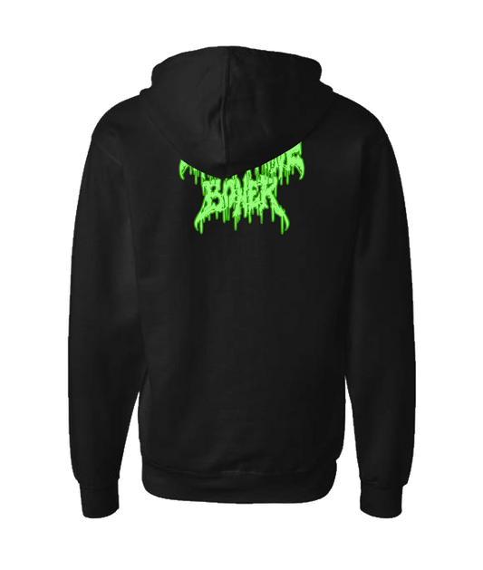 Sweatpants Boner - Bonerific Cuisine - Black Zip Up Hoodie