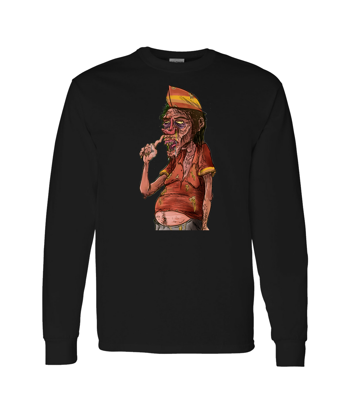 Sweatpants Boner - Hottest Guy Alive - Black Long Sleeve T