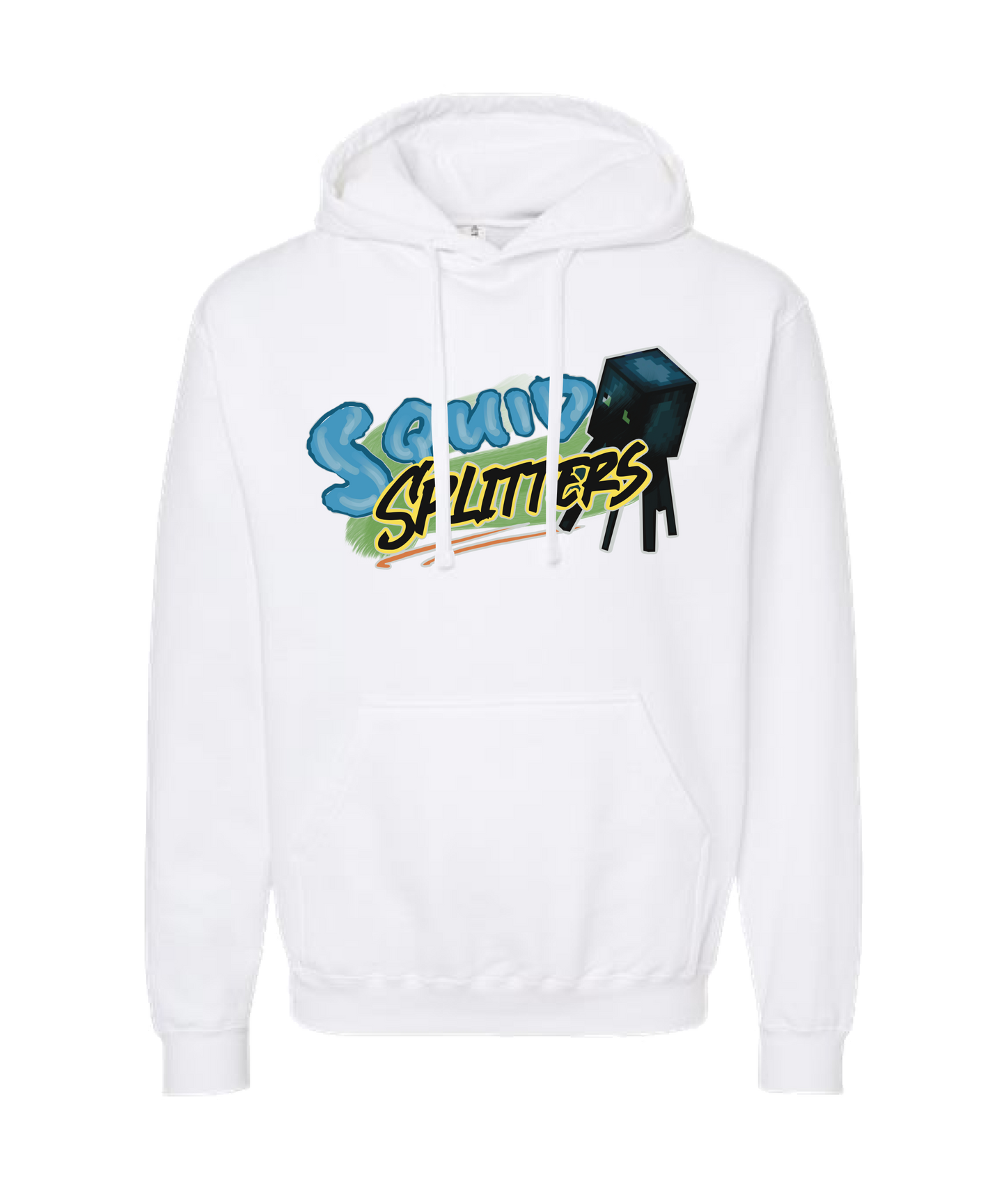 Squid Splitters - DESIGN 1 - White Hoodie