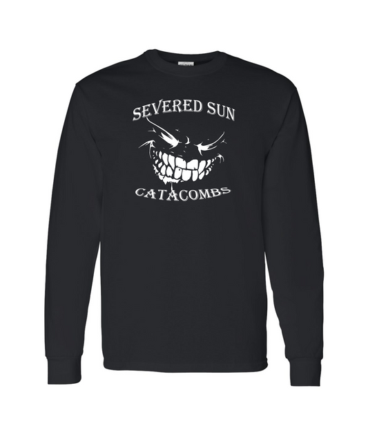 Severed Sun - Catacombs Logo - Black Long Sleeve T