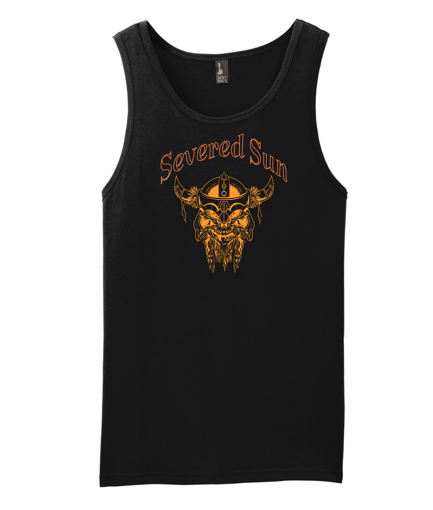 Severed Sun - Gold Logo - Black Tank Top