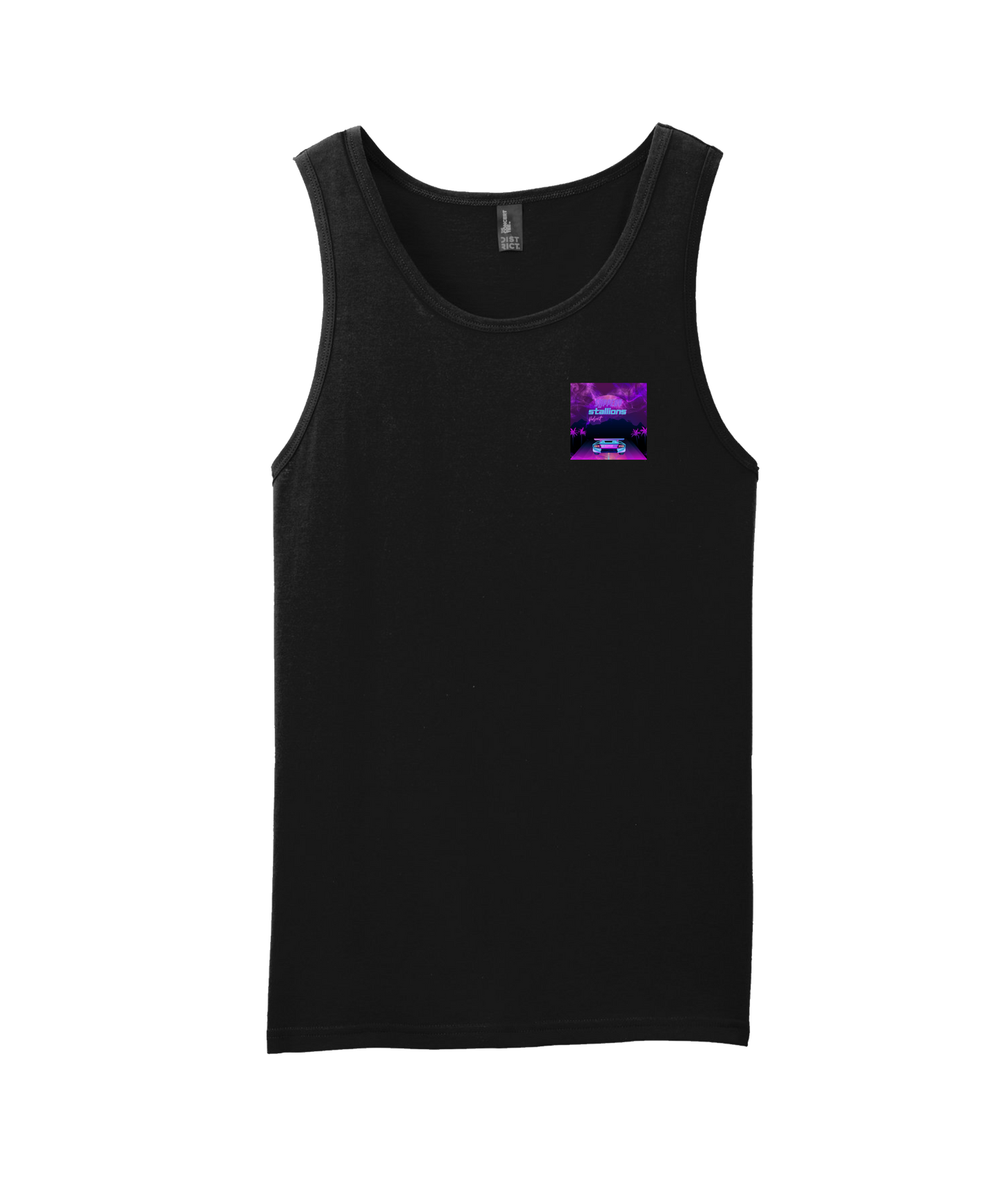Slippery Stallions Podcast - Slippery Car - Black Tank Top