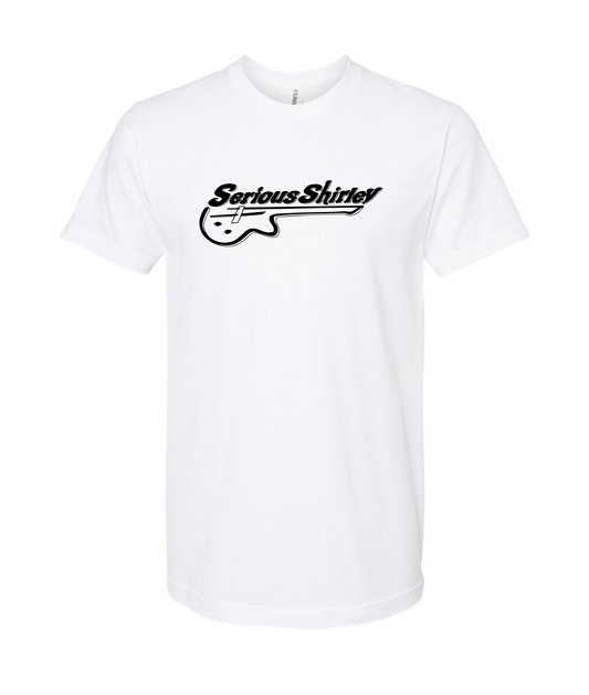 Serious Shirley - Guitar Logo - White T-Shirt