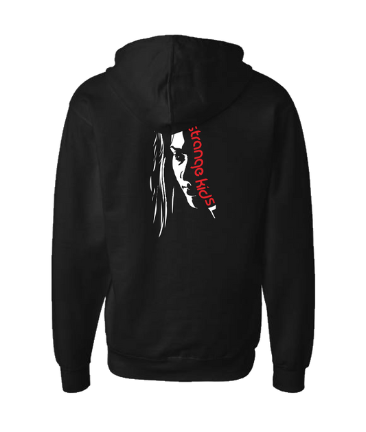 Strange Kids - Silhouette - Black Zip Up Hoodie
