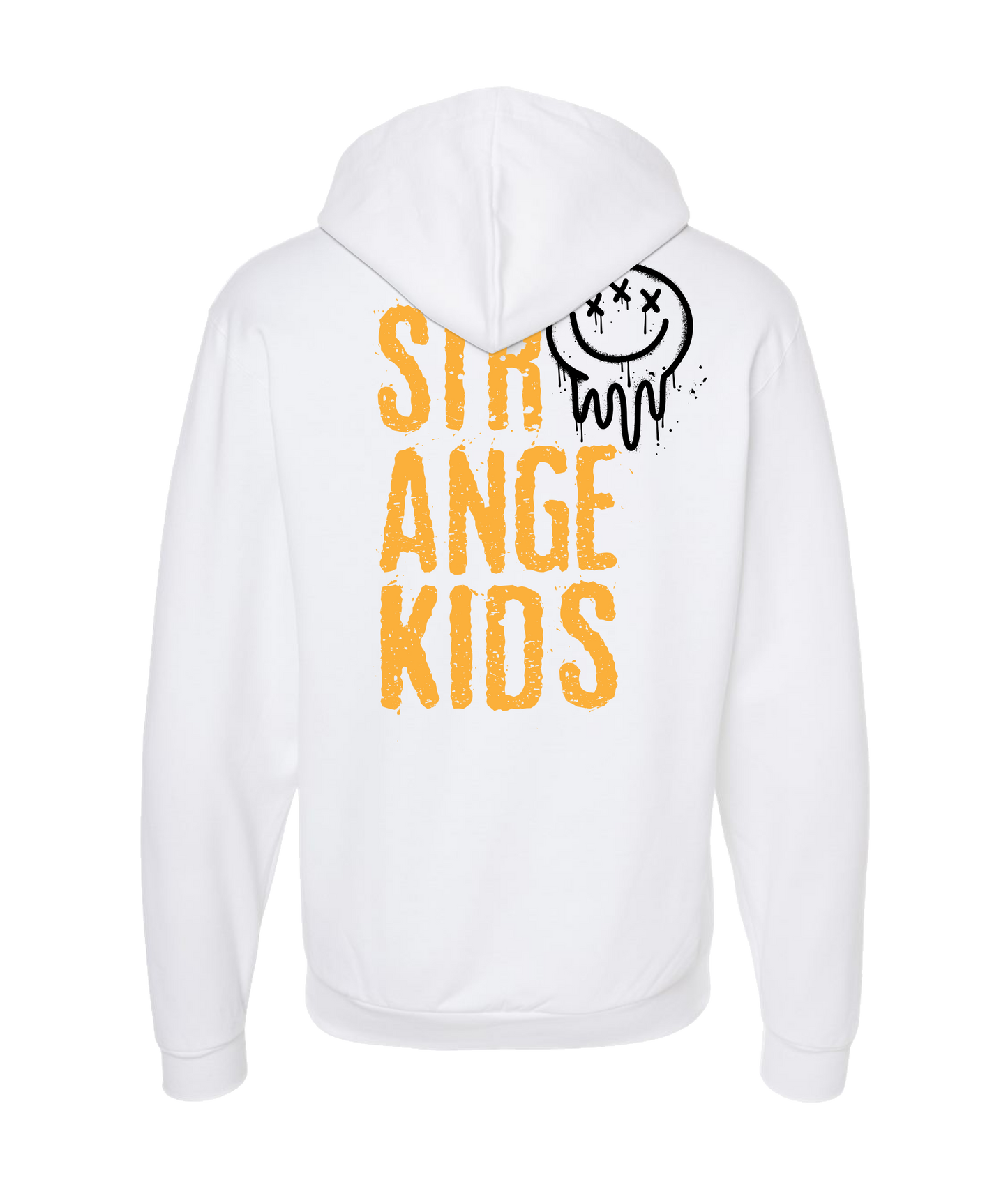 Strange Kids - Smile Tower - White Zip Up Hoodie