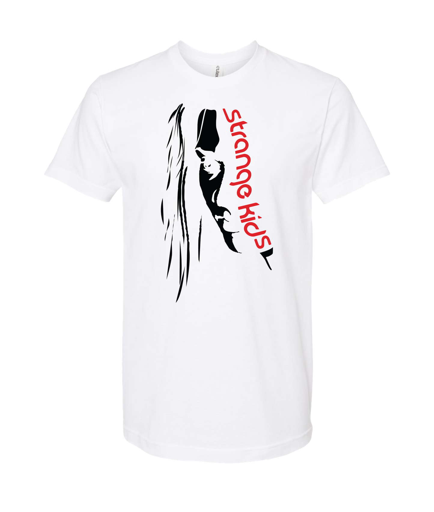 Strange Kids - Silhouette - White T Shirt