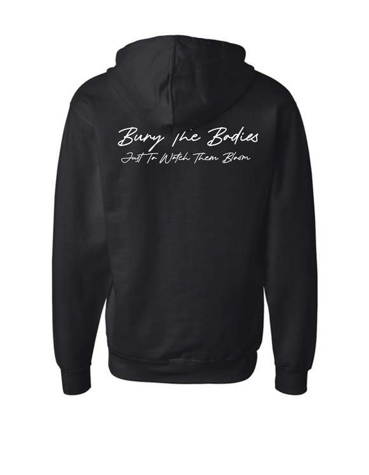 V-STKTOP - Bury The Bodies - Black Zip Up Hoodie