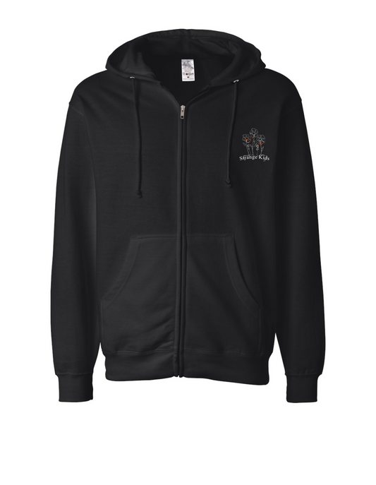 Strange Kids - Bury The Bodies - Black Zip Up Hoodie