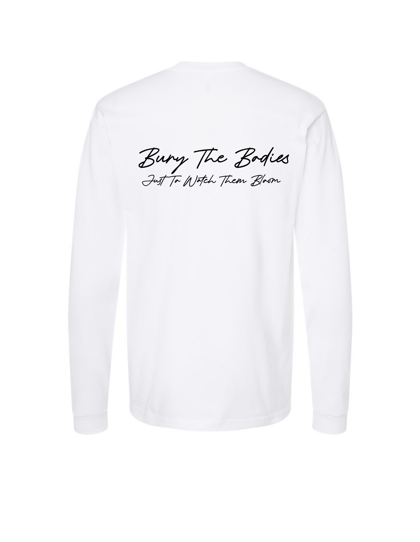 V-STKTOP - Bury The Bodies - White Long Sleeve T