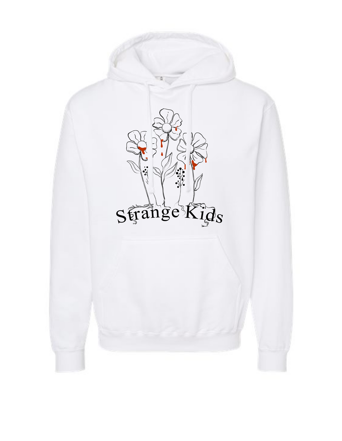 Strange Kids - Bury The Bodies - White Hoodie