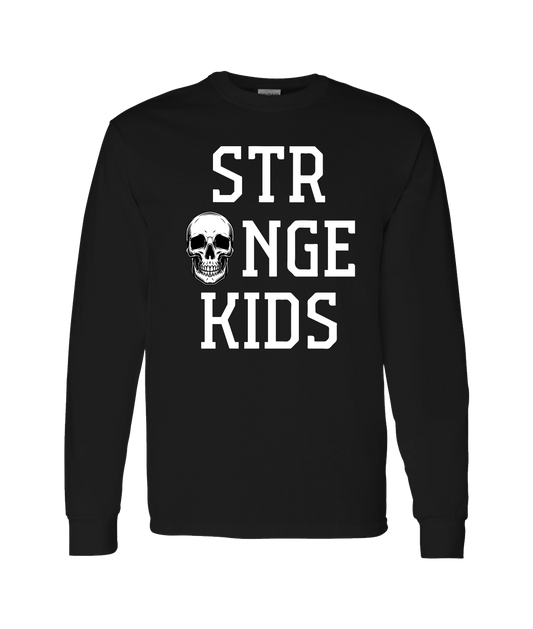Strange Kids - SKULL - Black Long Sleeve T