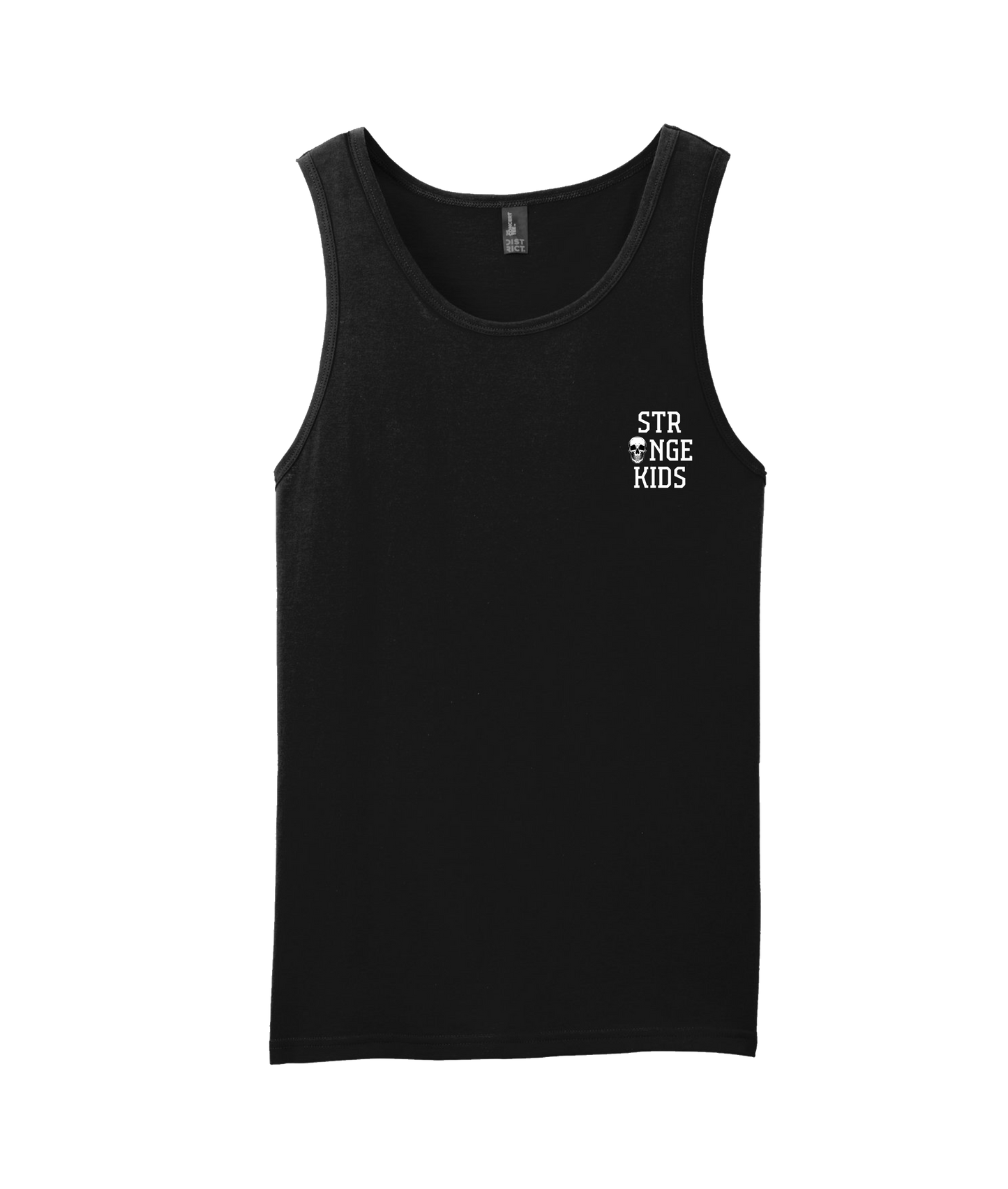 Strange Kids - SKULL - Black Tank Top