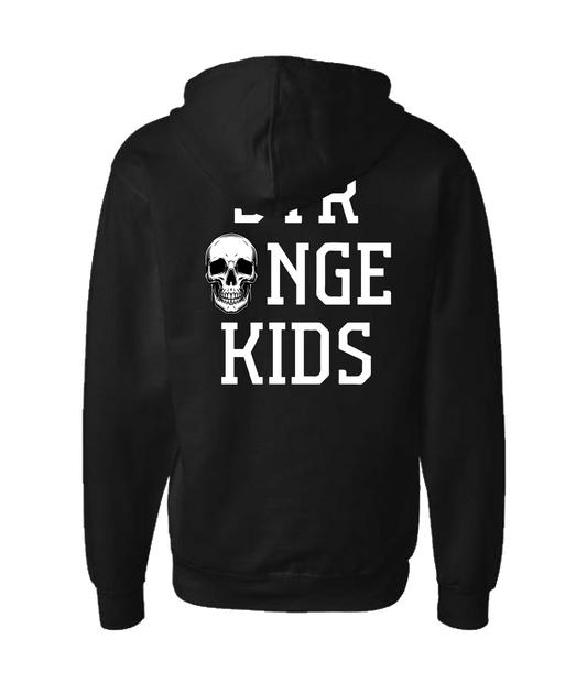 Strange Kids - SKULL - Black Zip Up Hoodie