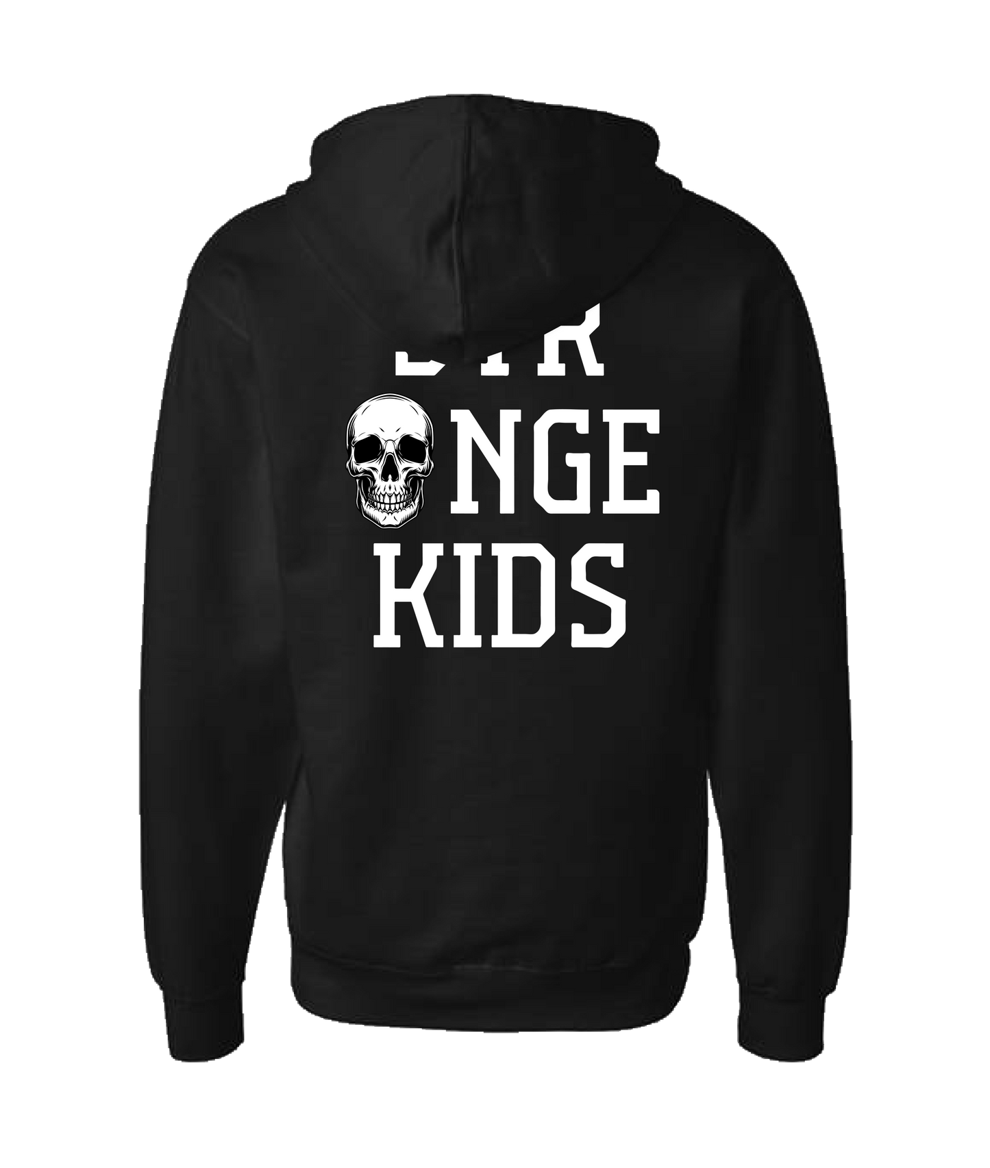 Strange Kids - SKULL - Black Zip Up Hoodie