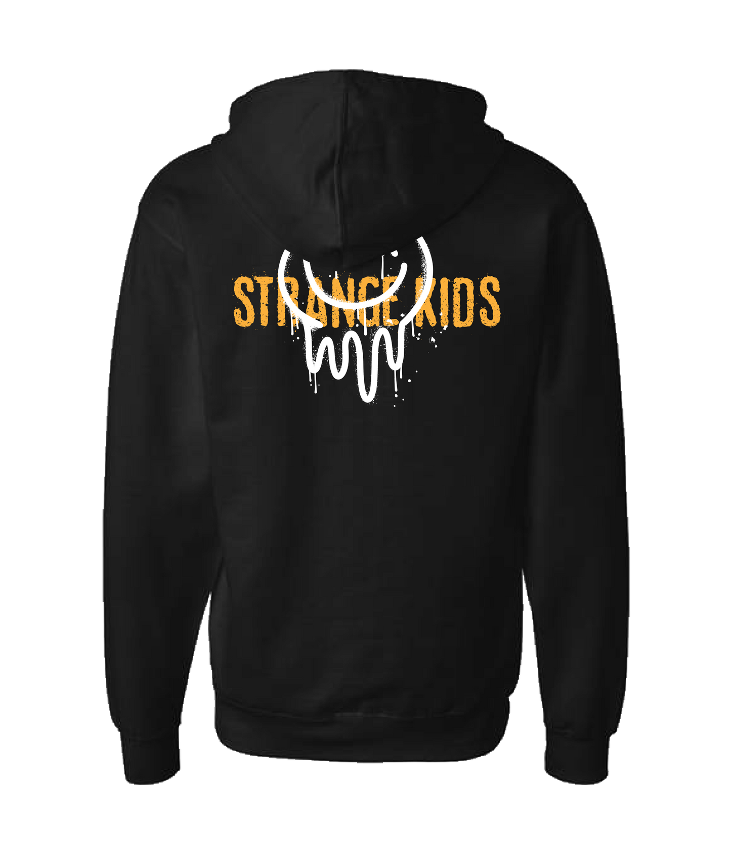 Strange Kids - Smile Mid - Black Zip Up Hoodie