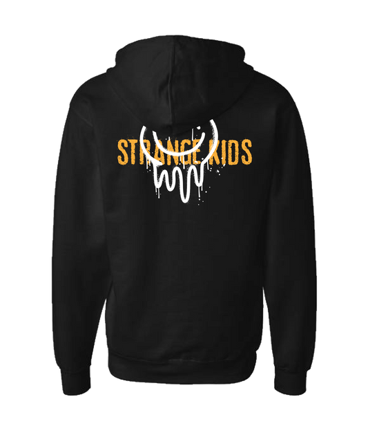 Strange Kids - Smile Mid - Black Zip Up Hoodie