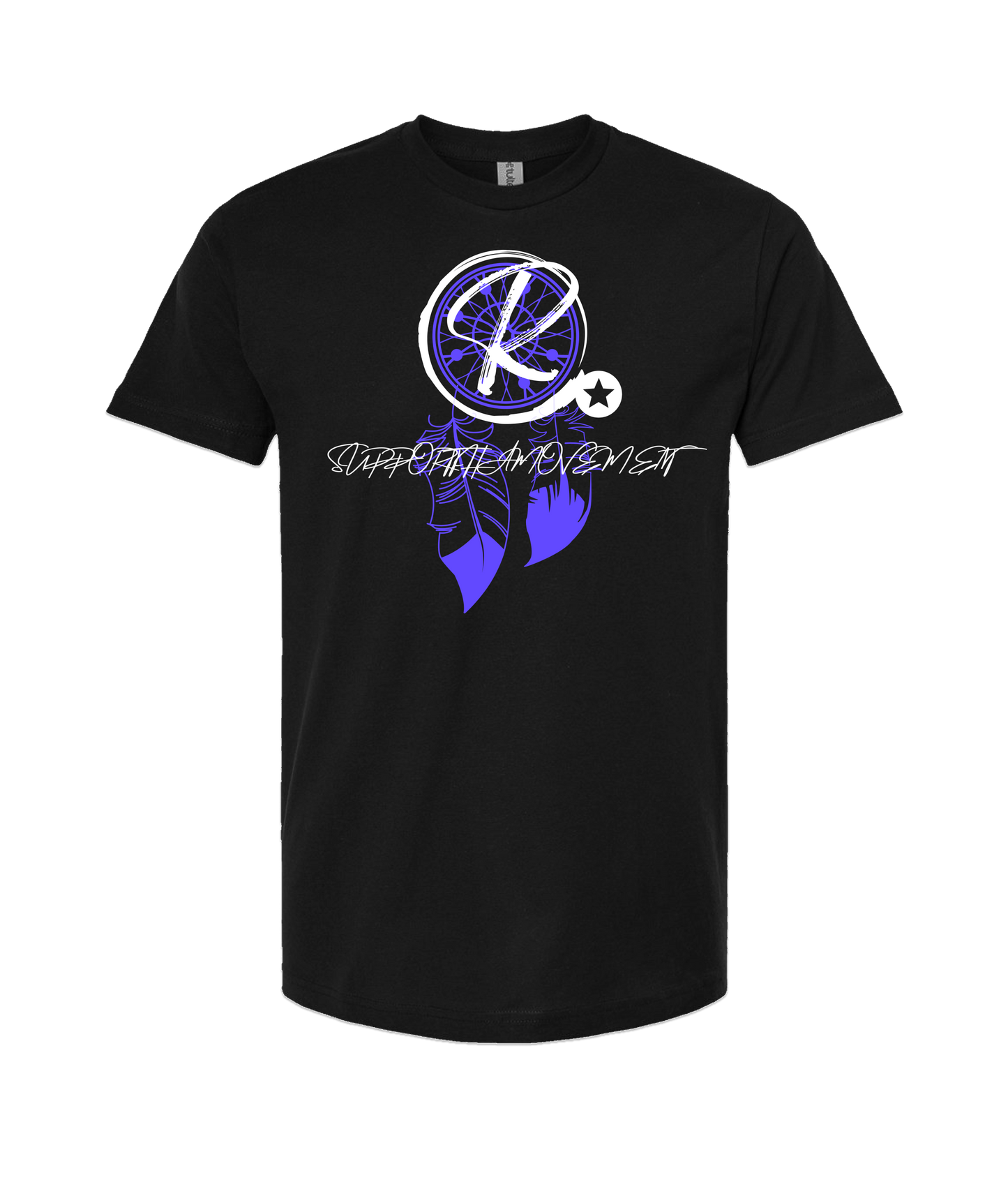 SupportThaMovement - DREAMCATCHER - Black T-Shirt