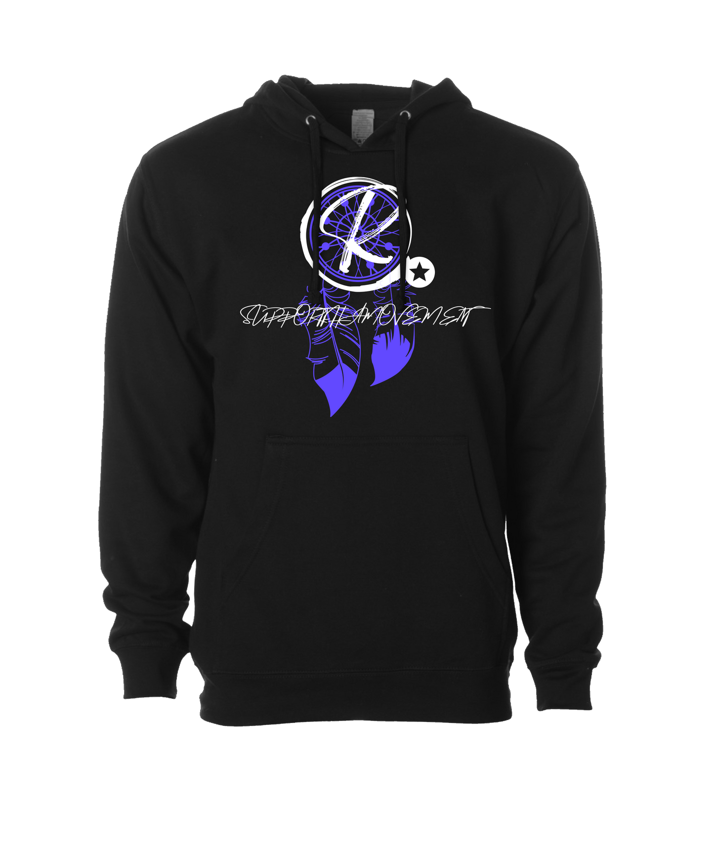 SupportThaMovement - DREAMCATCHER - Black Hoodie