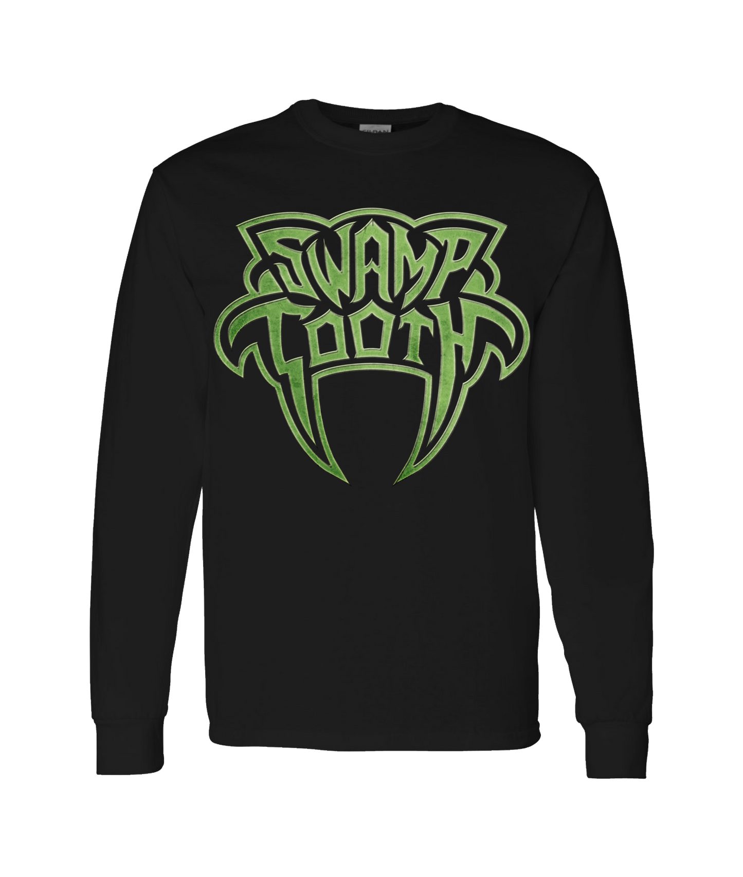 Swamp Tooth - Logo - Black Long Sleeve T