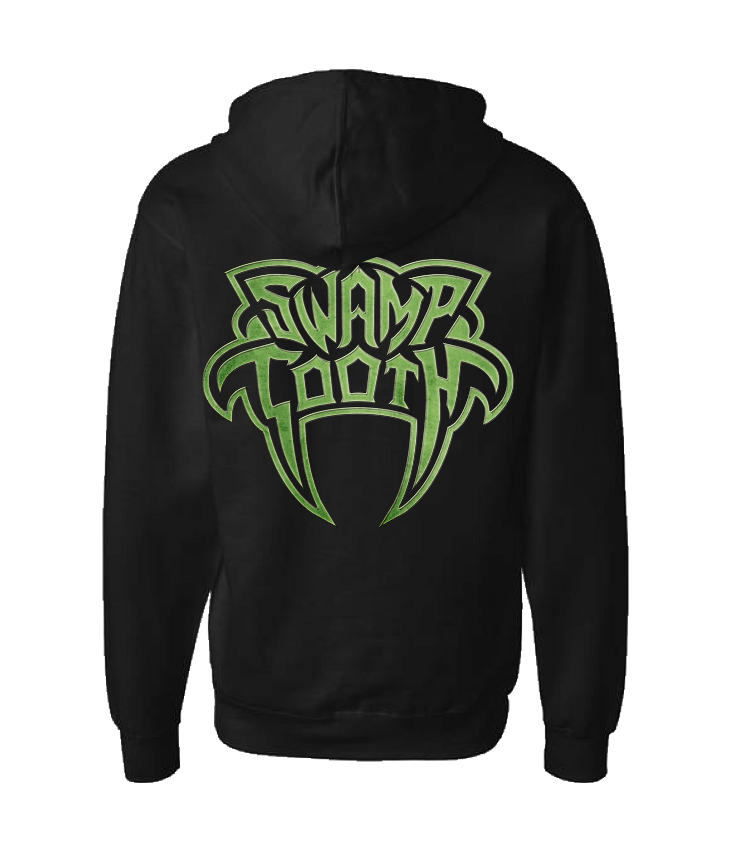 Swamp Tooth - Logo - Black Zip Up Hoodie
