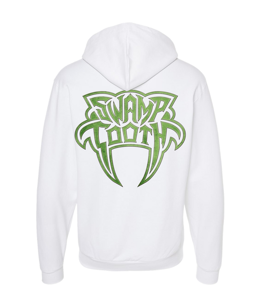 Swamp Tooth - Logo - White Zip Up Hoodie