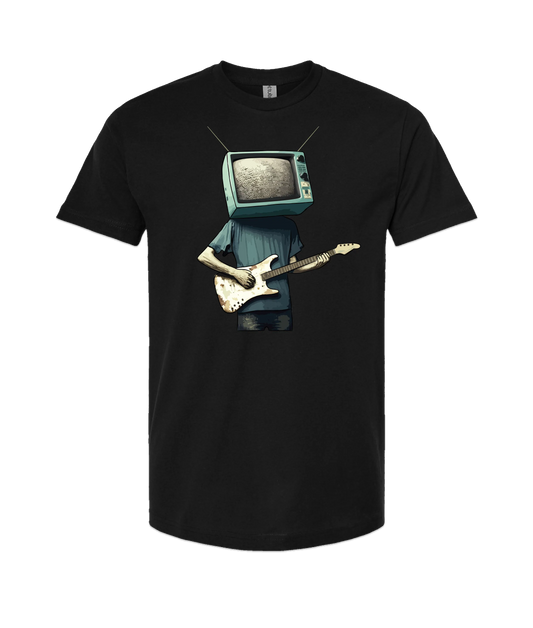 Static Snow - TV Head 2 - Black T Shirt