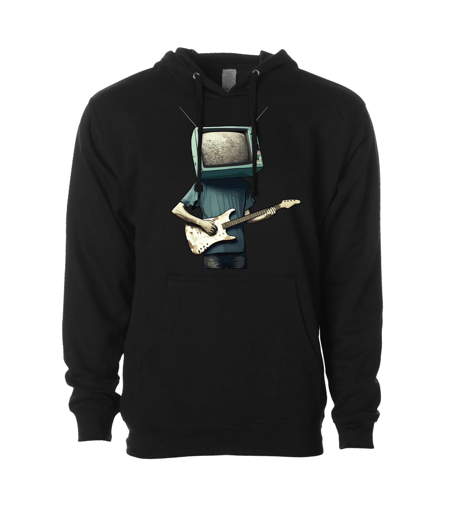 Static Snow - TV Head 2 - Black Hoodie