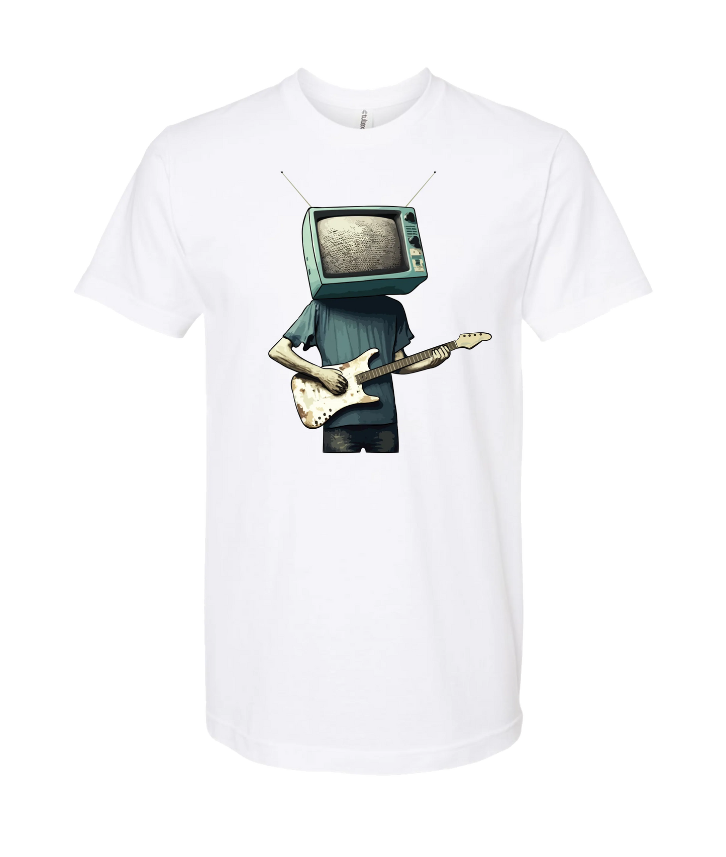 Static Snow - TV Head 2 - White T Shirt