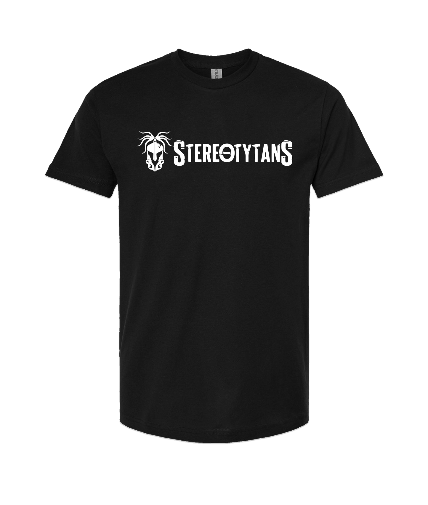 Stereotytans - Horizontal Logo - Black T Shirt