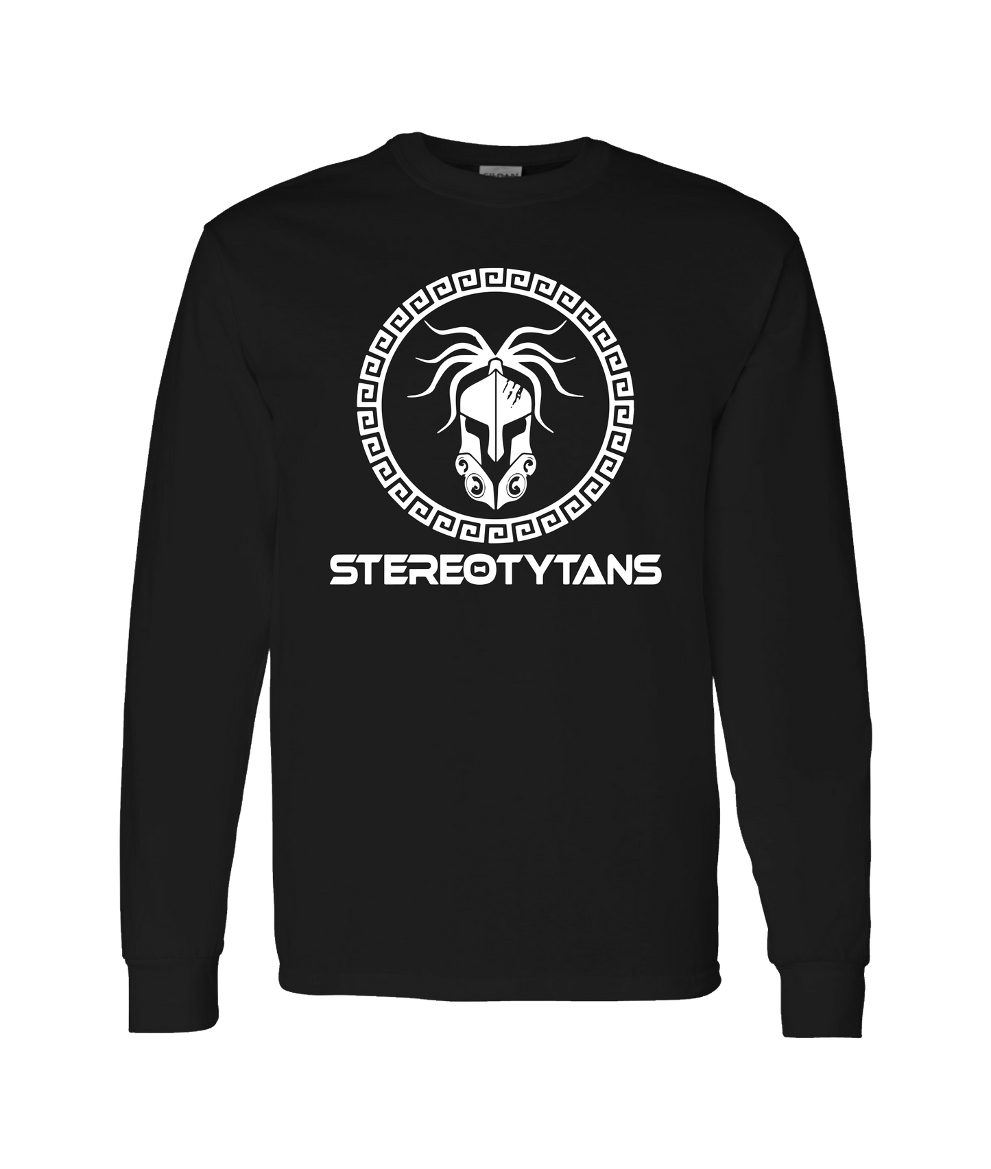 Stereotytans - Circle Logo - Black Long Sleeve T