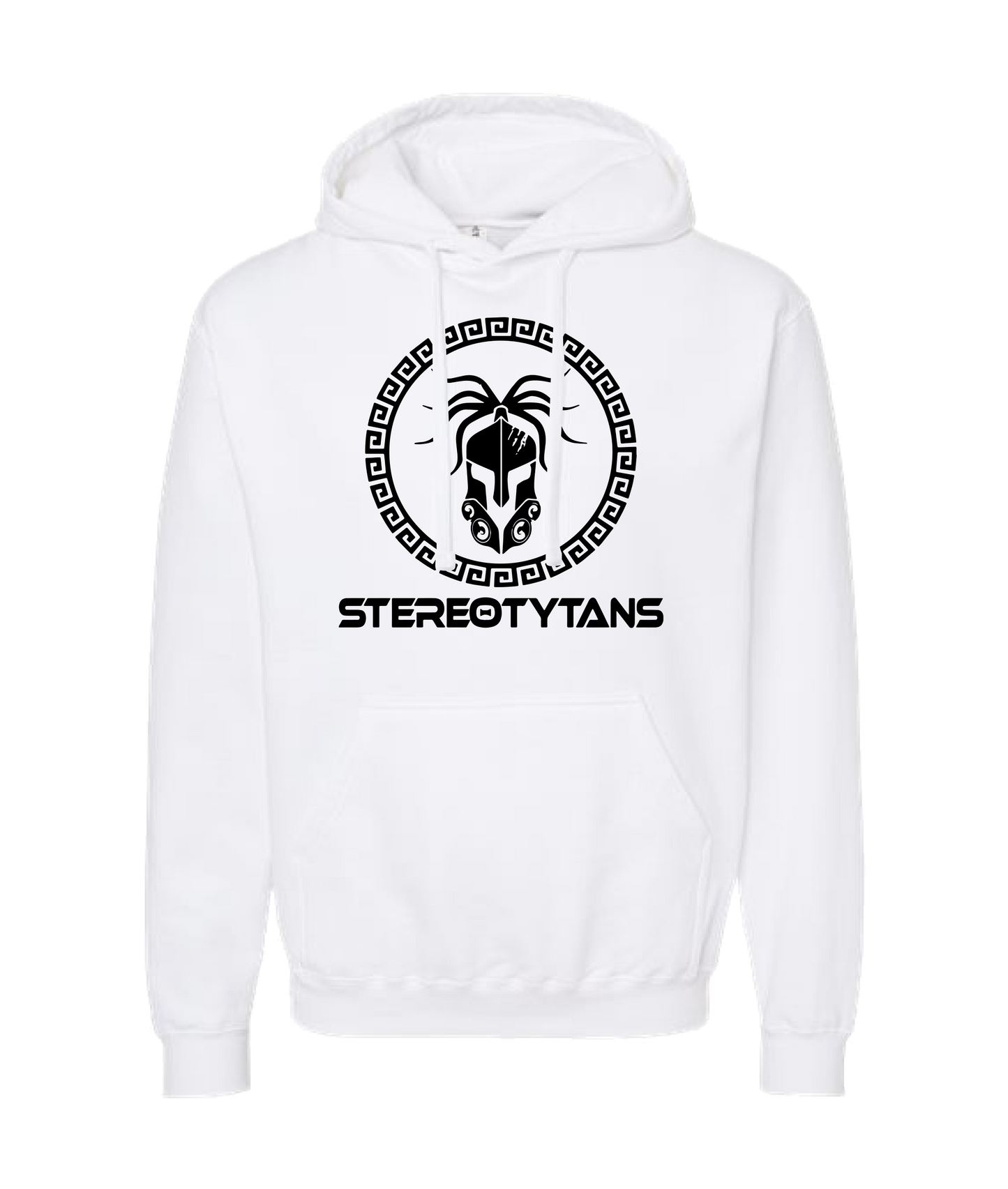 Stereotytans - Circle Logo - White Hoodie