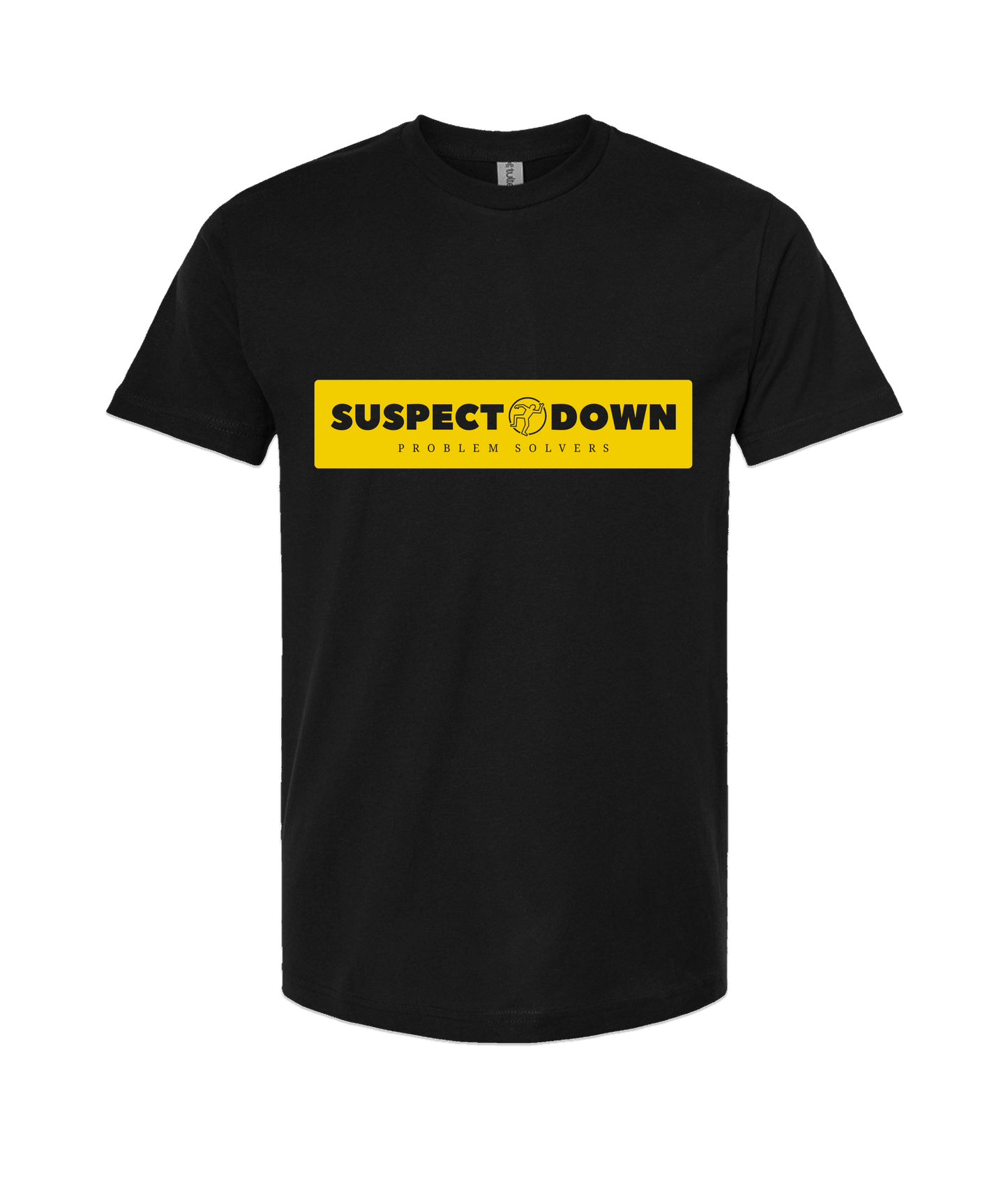 Suspect Down - PROBLEM SOLVERS - Black T-Shirt