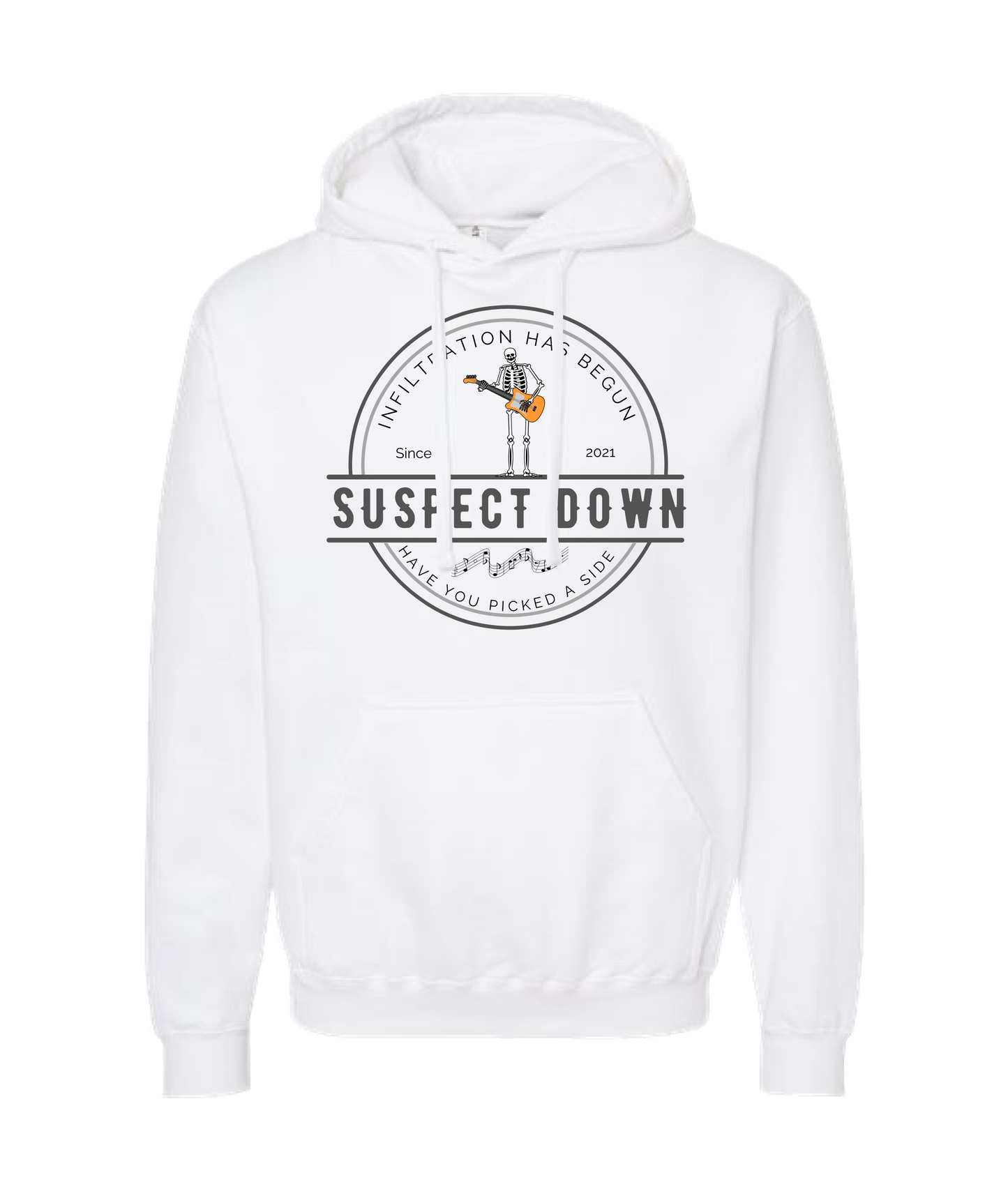 V-SUDTOP - INFILTRATION - White Hoodie