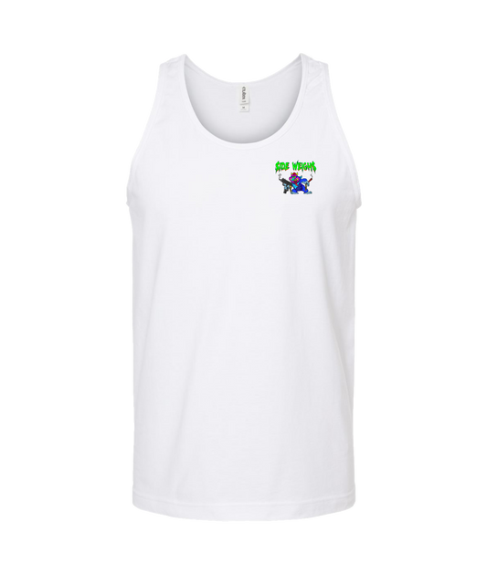 Side Weighs - Spitz - White Tank Top