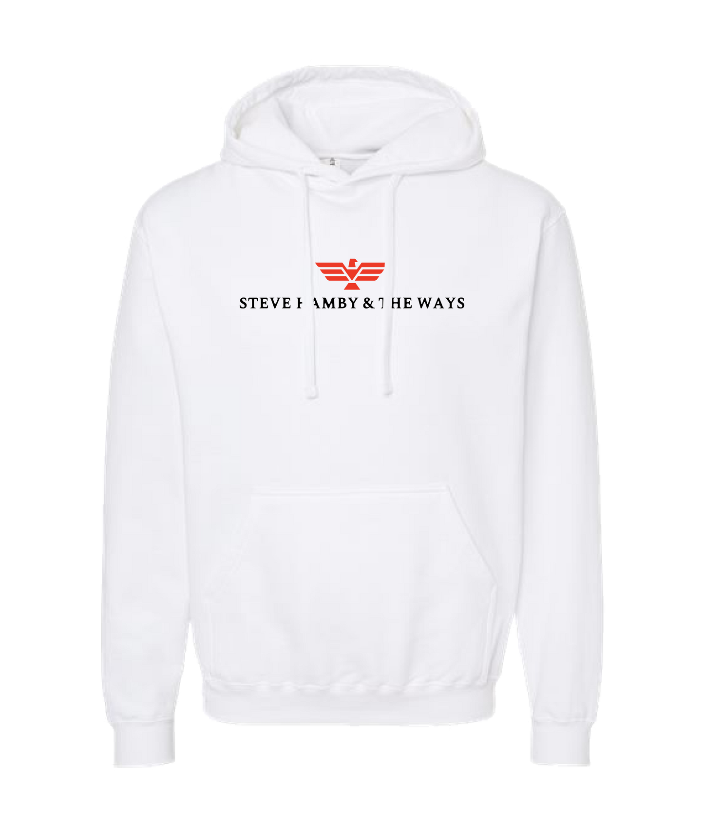 Steve Hamby & The Ways - Logo - White Hoodie