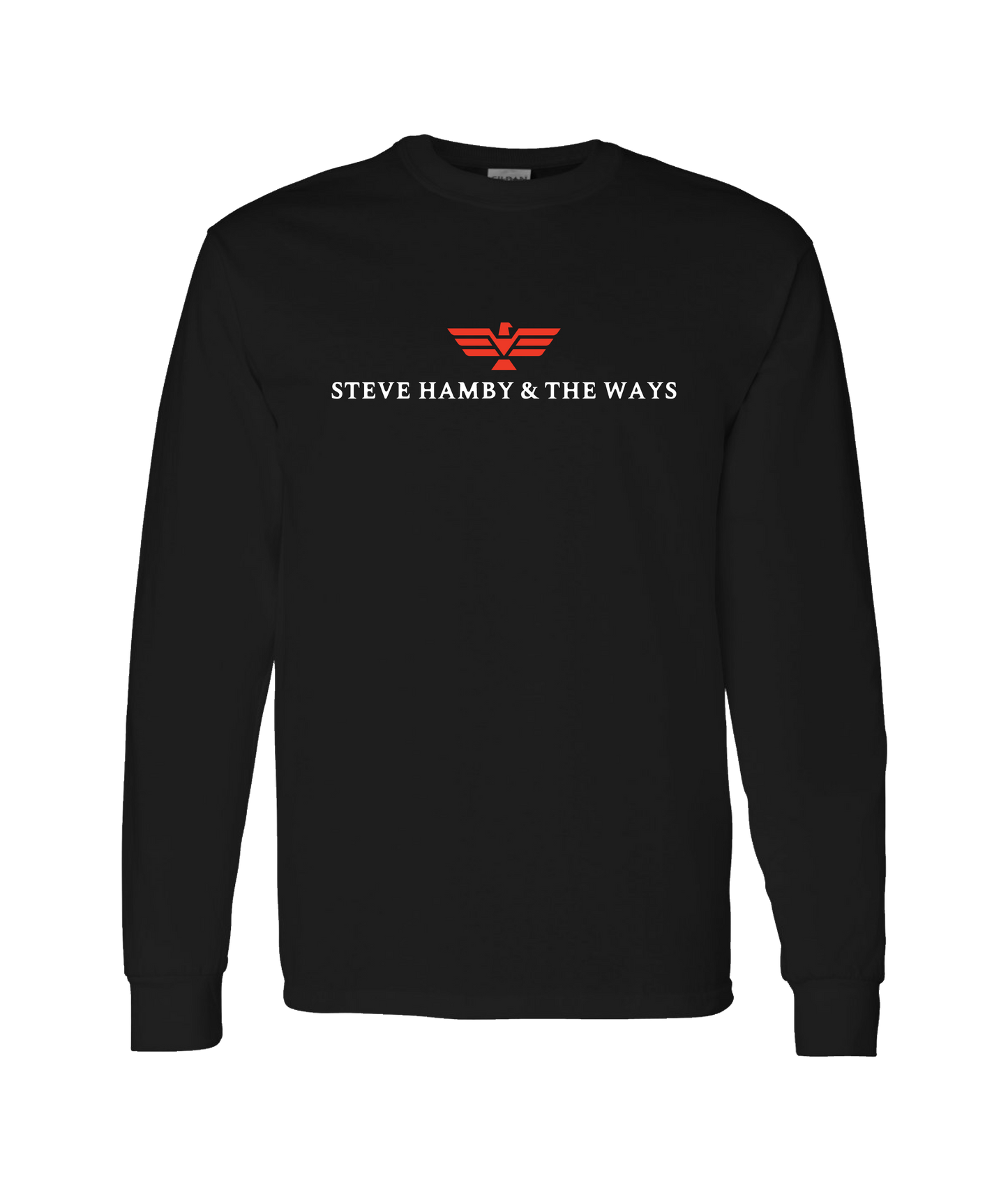 Steve Hamby & The Ways - Logo - Black Long Sleeve T
