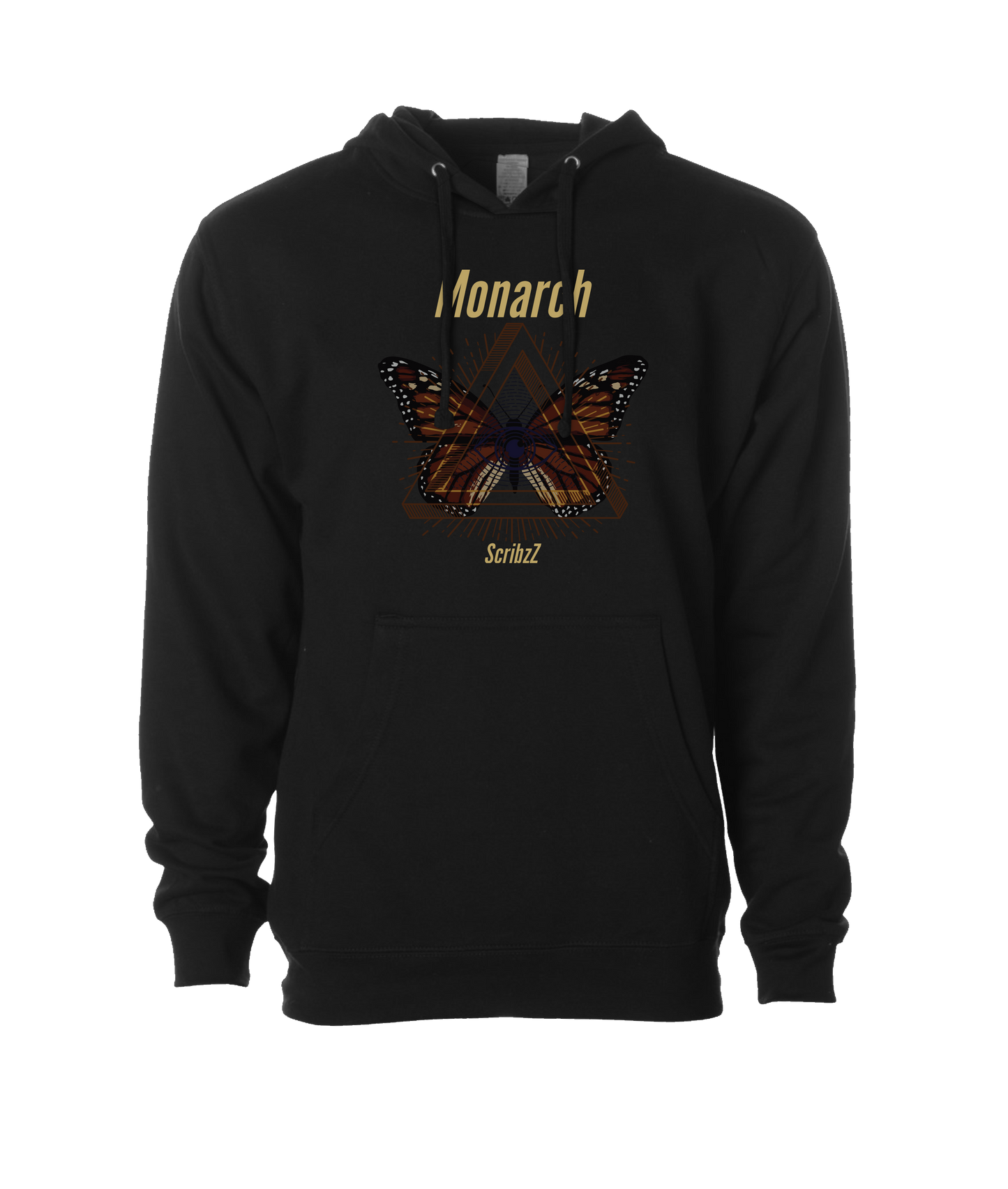 ScribzZ - Monarch - Black Hoodie