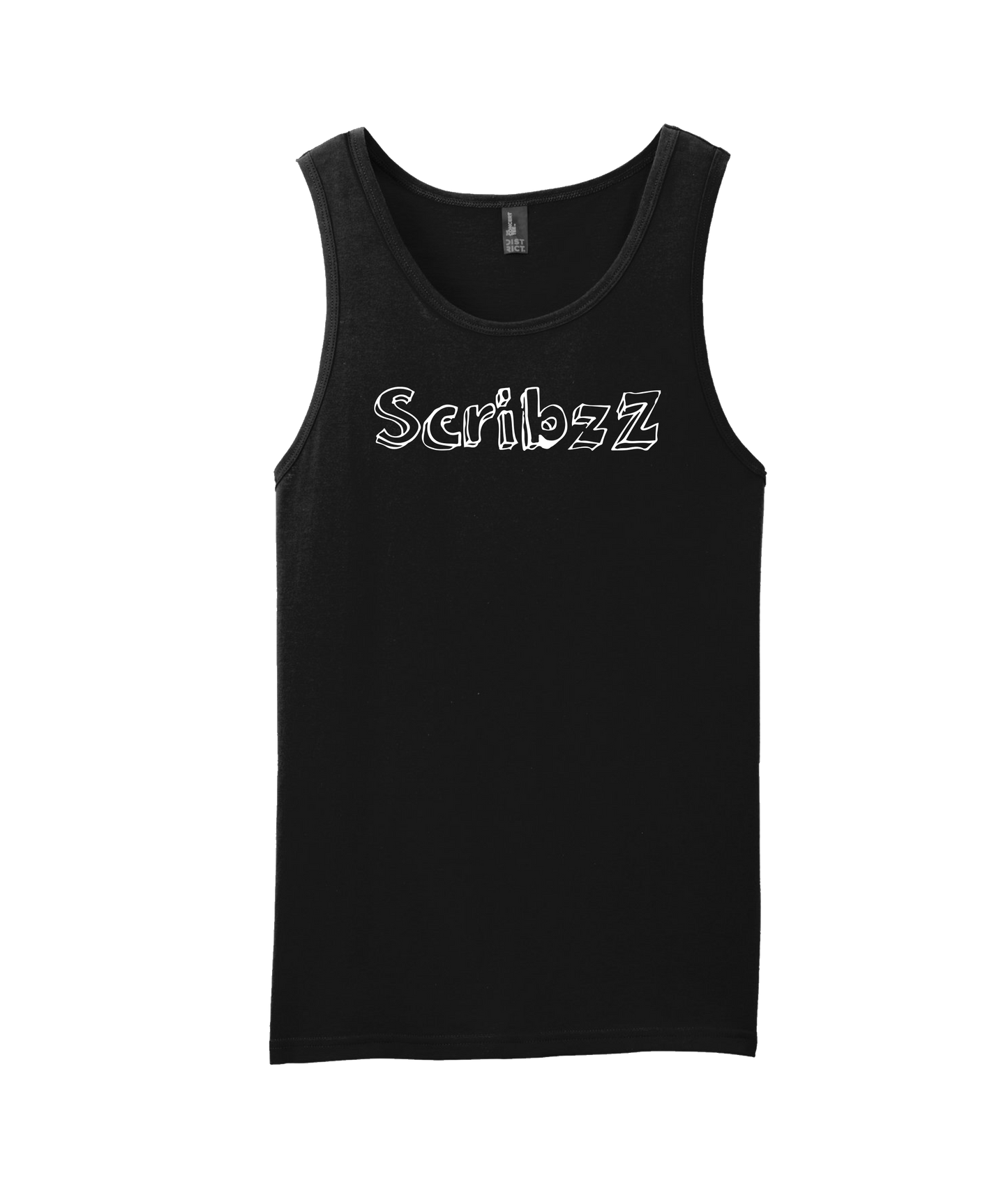 ScribzZ - Logo - Black Tank Top