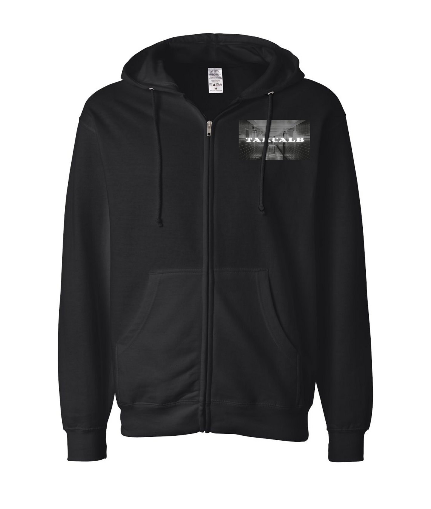 TAKCALB MERCH - Larry 2Key - Black Zip Up Hoodie