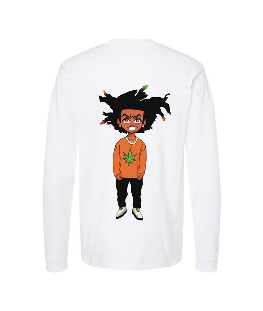 TAKCALB MERCH - Larry 2Key - White Long Sleeve T