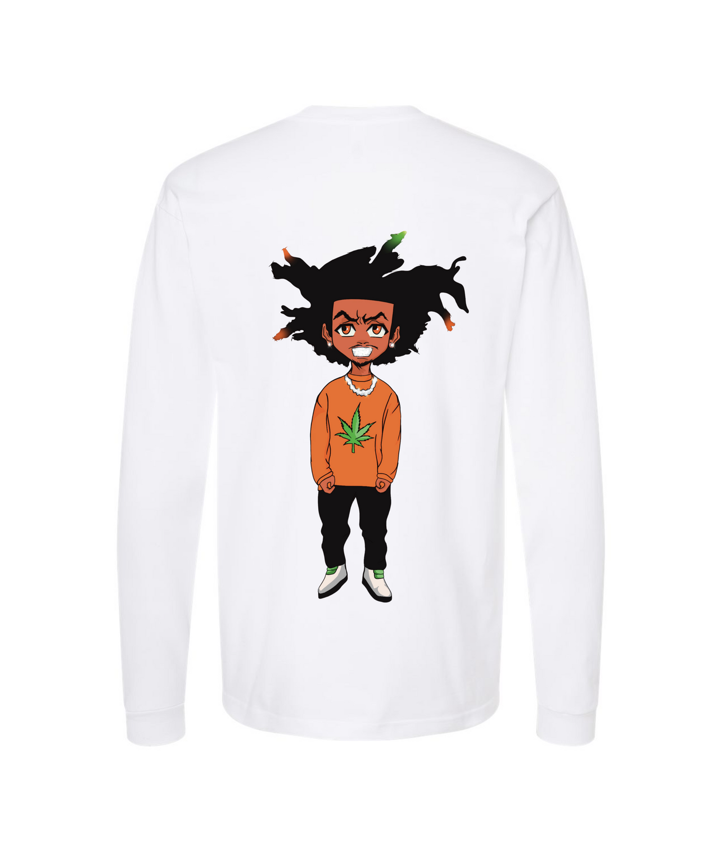 V-TAKCTOP - Larry 2Key - White Long Sleeve T