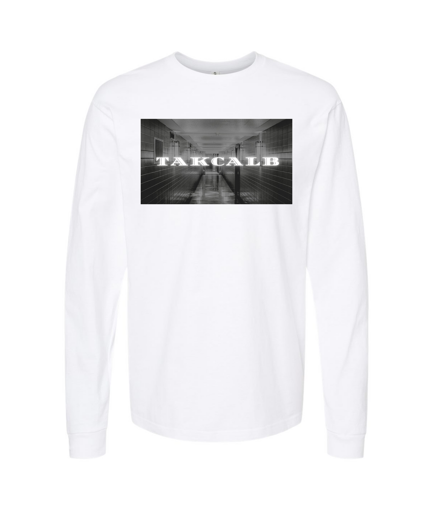 TAKCALB MERCH - Larry 2Key - White Long Sleeve T