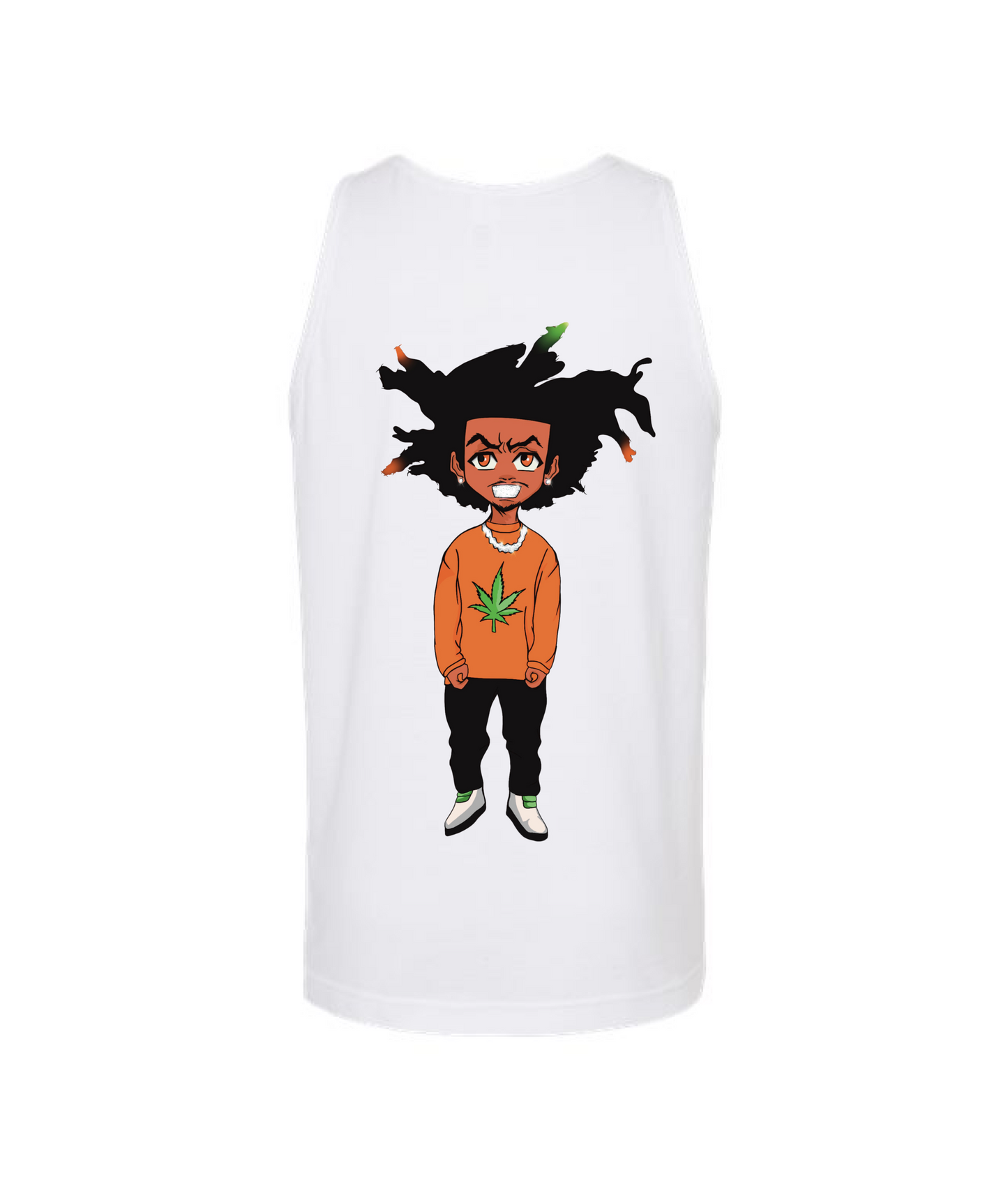 V-TAKCTOP - Larry 2Key - White Tank Top